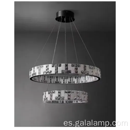 Luxurious Rounds LED LED Candelier para espacios modernos